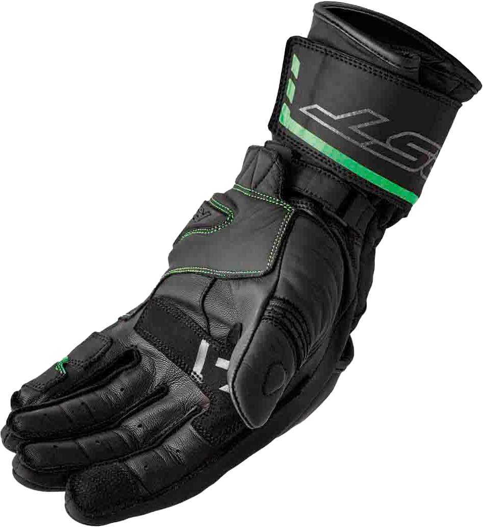 RST S-1 Gloves - Black / Fluorescent Green - View 14