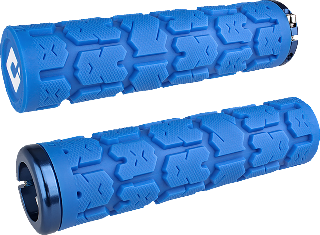 ODI Rogue 2.1 Lock-On Grips - PWC - Medium Blue/Blue L33RGU-U