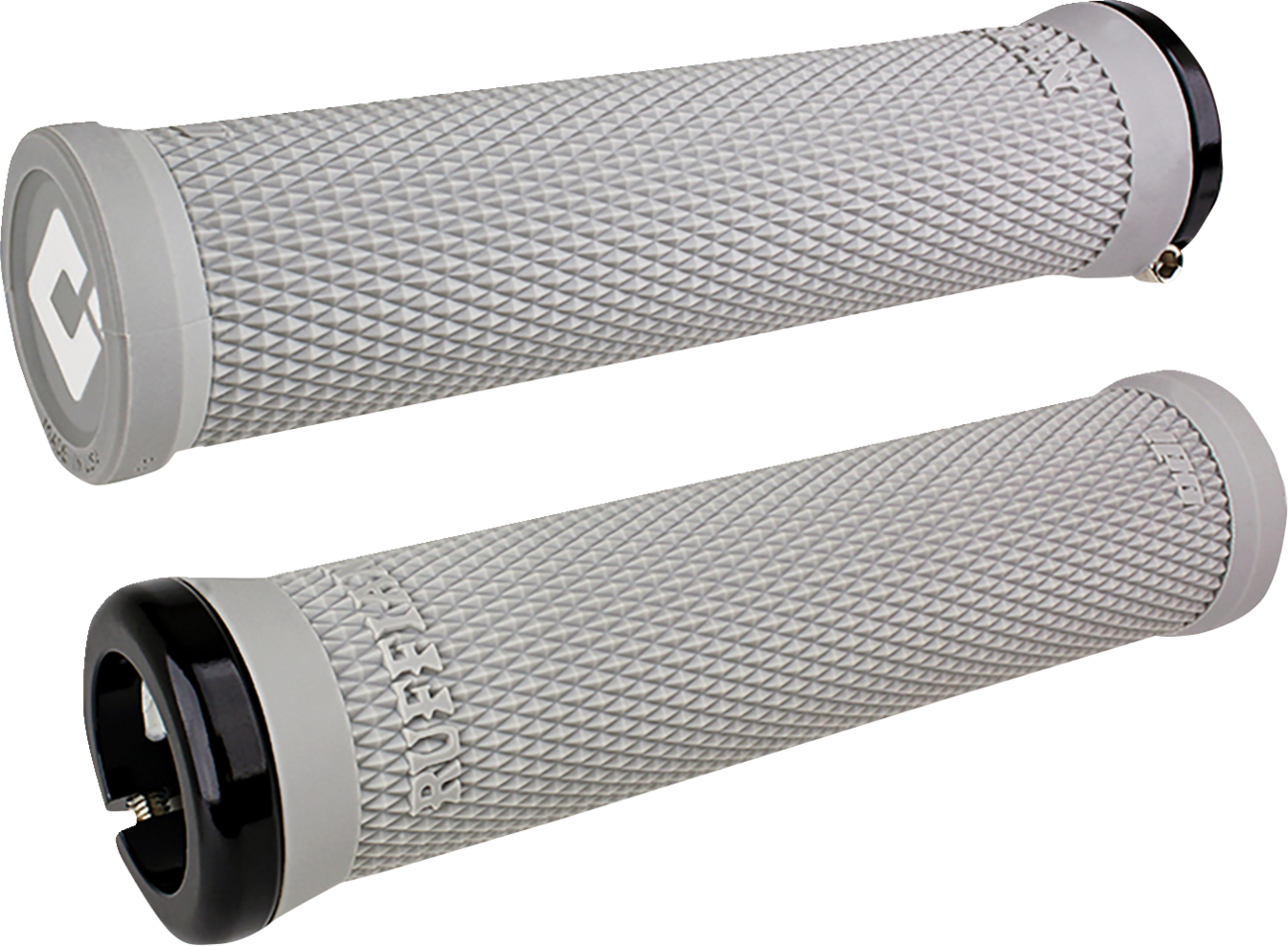 ODI Ruffian 2.1 Lock-On Grips - PWC - Gray/Black L33RFG-B