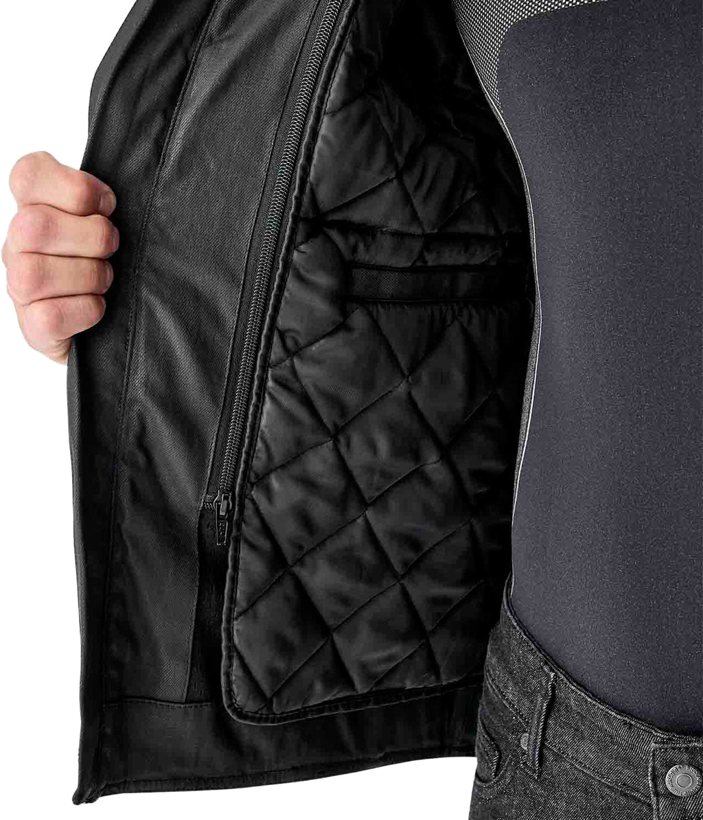 RST Brixton CE Men's Textile Jacket - Black - View 2