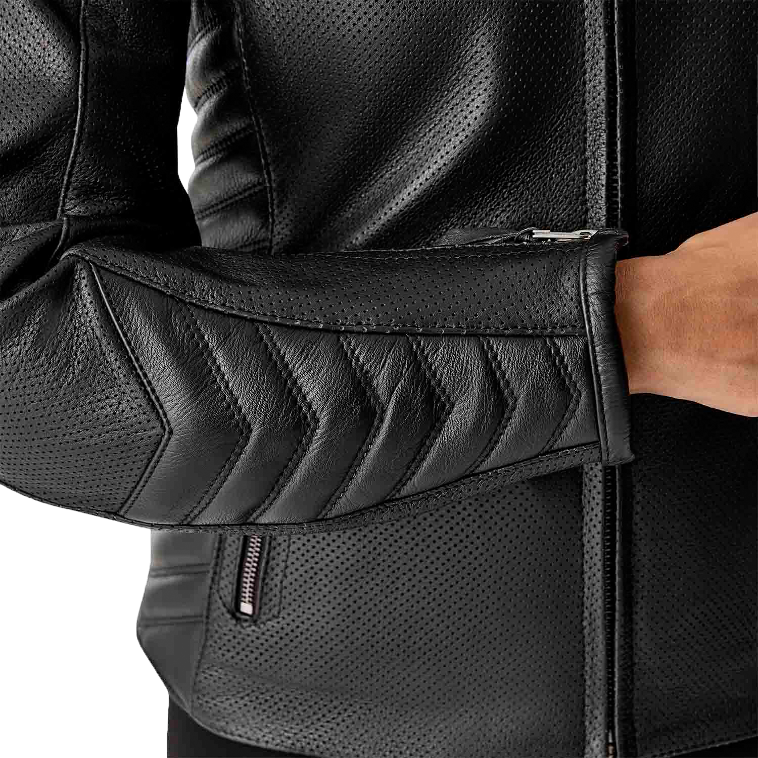 RST Roadster Air CE Women's Leather Jacket - Black - View 3