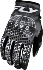 FLY Racing Kinetic Blur Gloves (2027) - Black / Grey - View 3