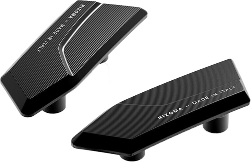 Rizoma Mirror Block Off Plates - Pair Black Bmw - BS561B