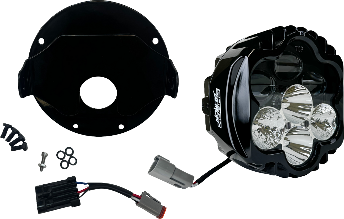 CUSTOM DYNAMICS Shark Demon® 2 Headlight - Low Rider ST 2001-2833