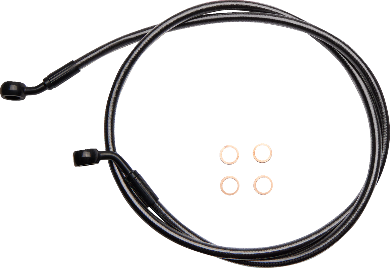 MAGNUM SHIELDING E-Z Align Braided Single Disc Front Brake Line