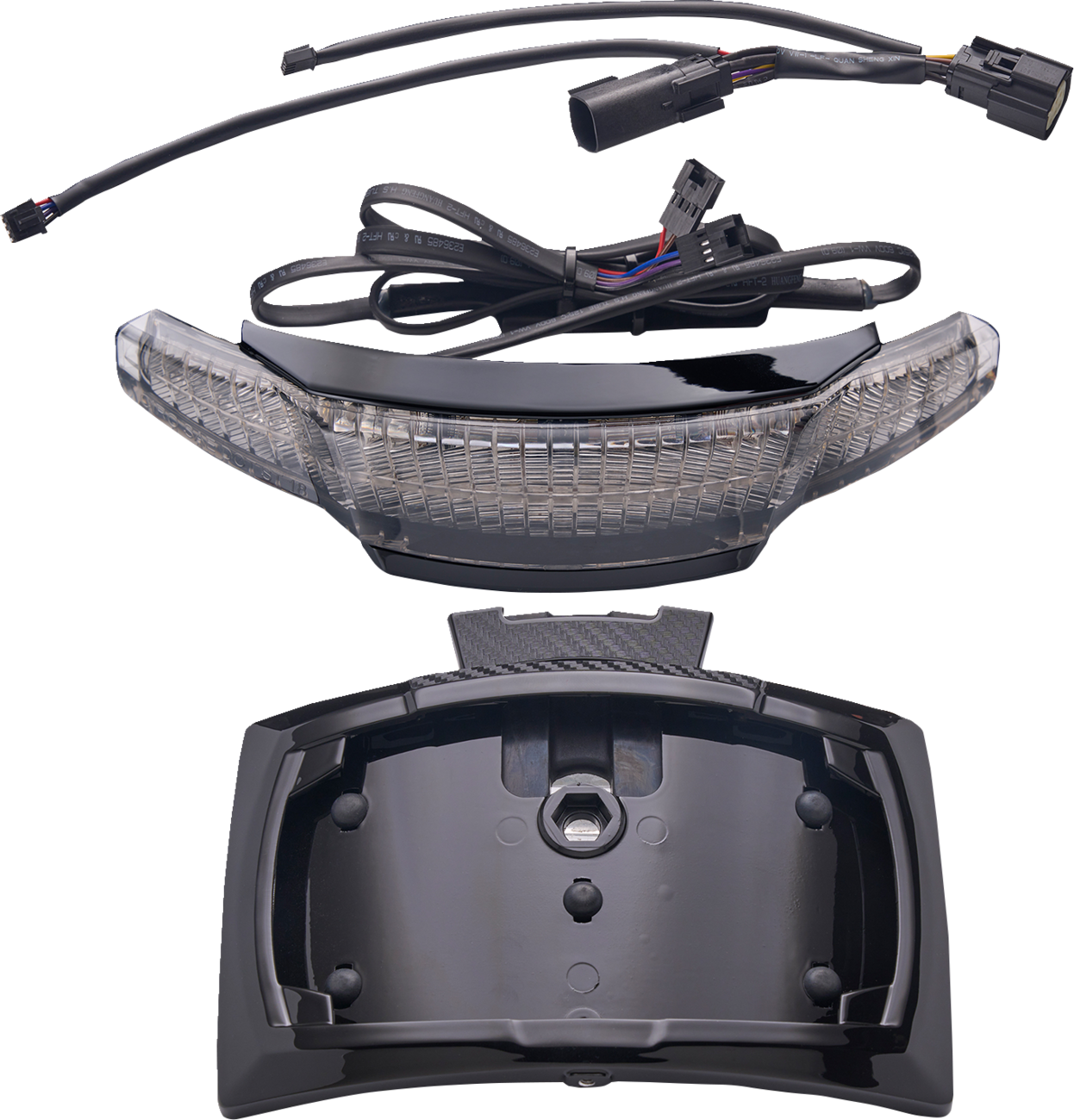 CIRO Taillight/License Plate Holder - Light Smoke Lens / Black 2010-1498