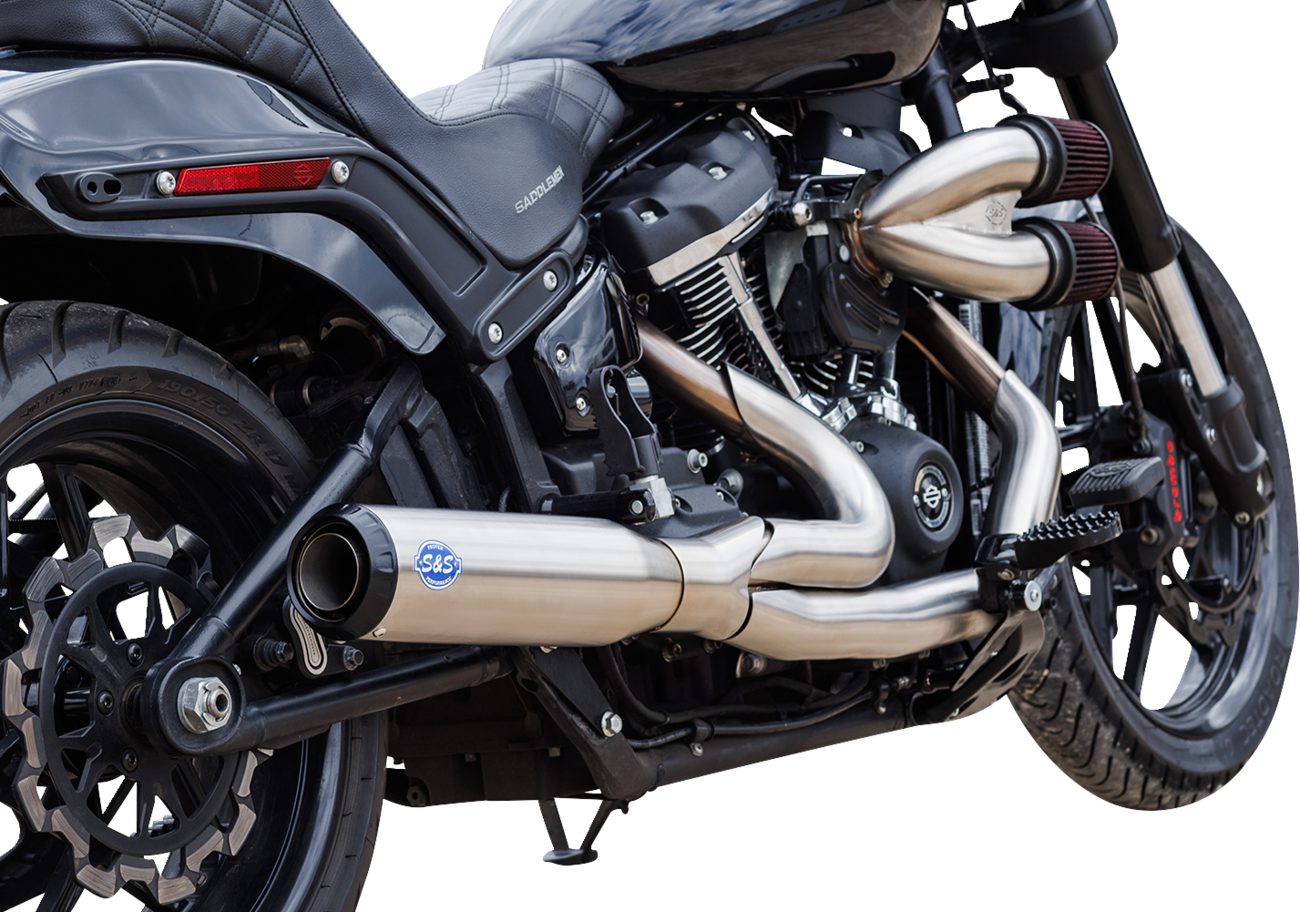 2-into-1 Qualifier Exhaust System - Race Only - Brushed Stainless