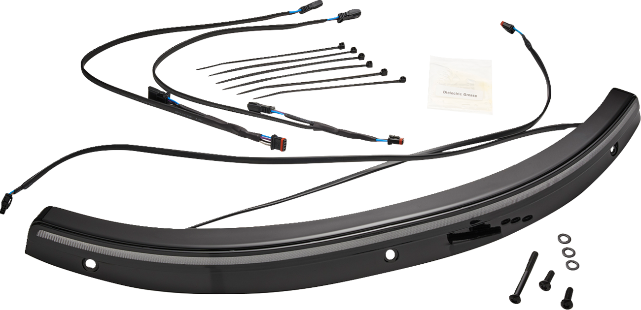 CIRO Solaire LED Windshield Trim - Black 2350-0584