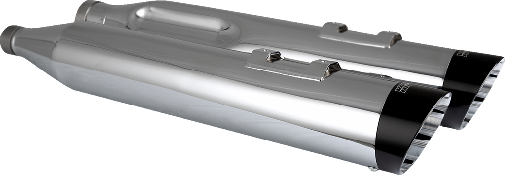 VANCE & HINES Razorback 450 Slip-On Mufflers - Chrome - M8 Bagger 17960