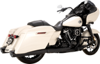 VANCE & HINES Razorback 450 Slip-On Mufflers - Black - M8 Bagger 47960