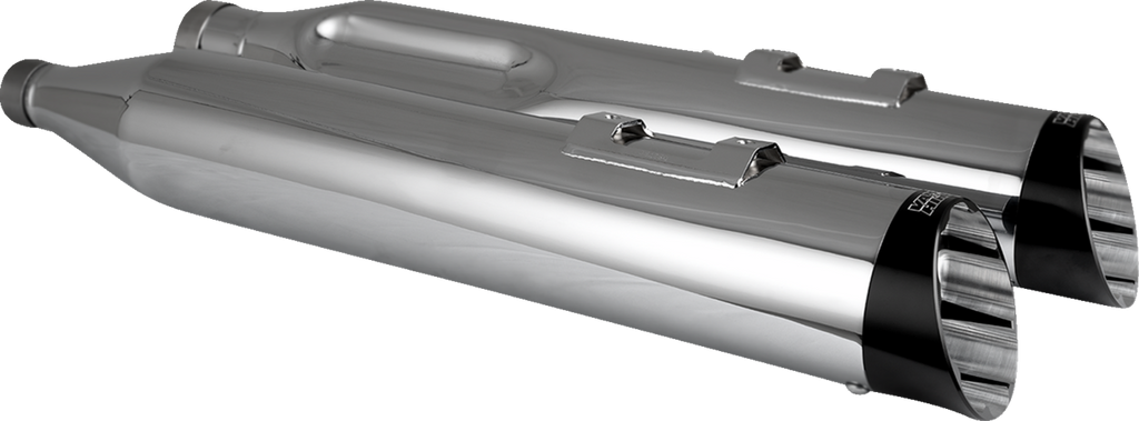 VANCE & HINES Razorback 450 Slip-On Mufflers - Chrome - M8 Bagger 17960