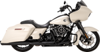 VANCE & HINES Razorback 450 Slip-On Mufflers - Black - M8 Bagger 47960