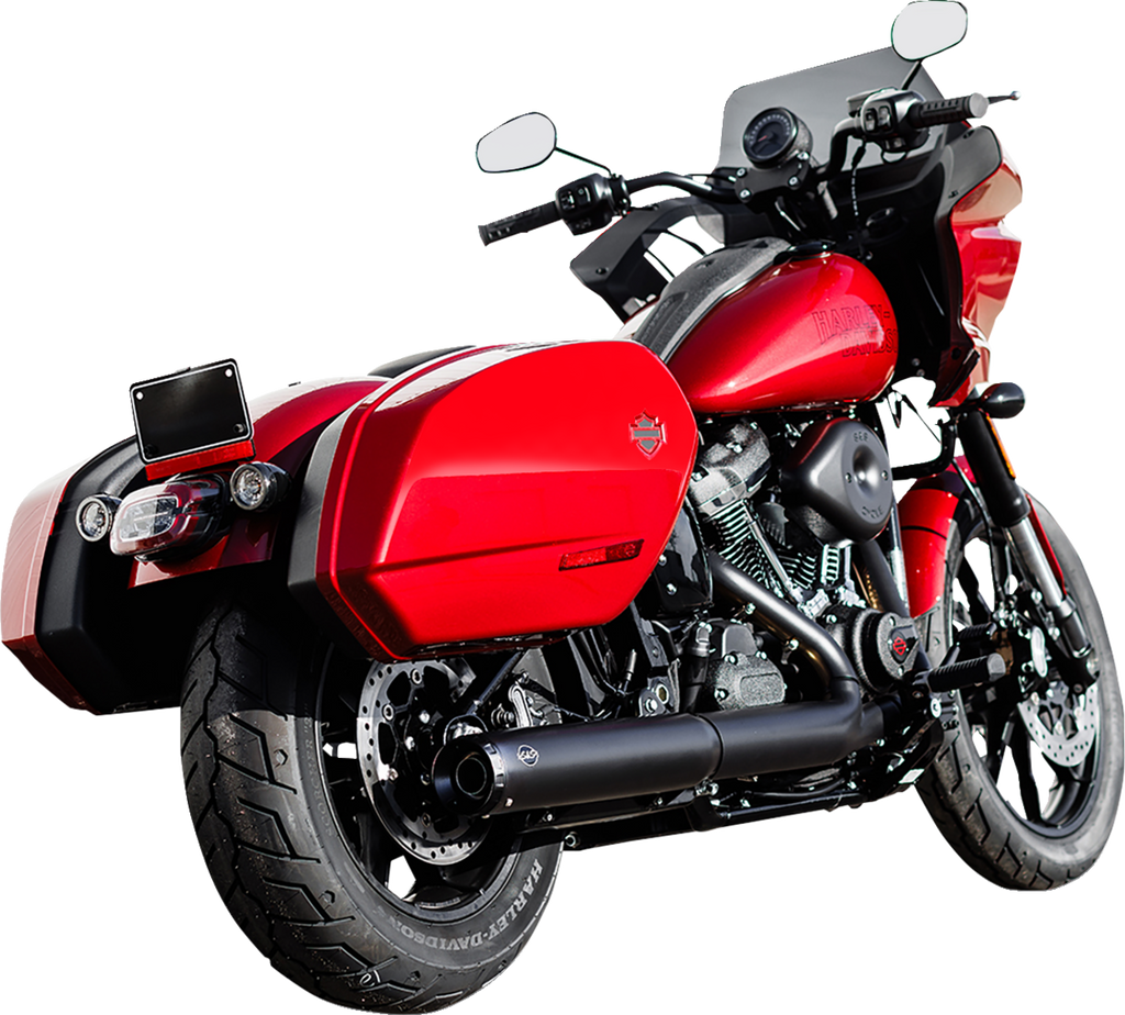 S&S CYCLE Grand National Slip-On Muffler - 50 State - 4" Black - M8 Softail 550-1159