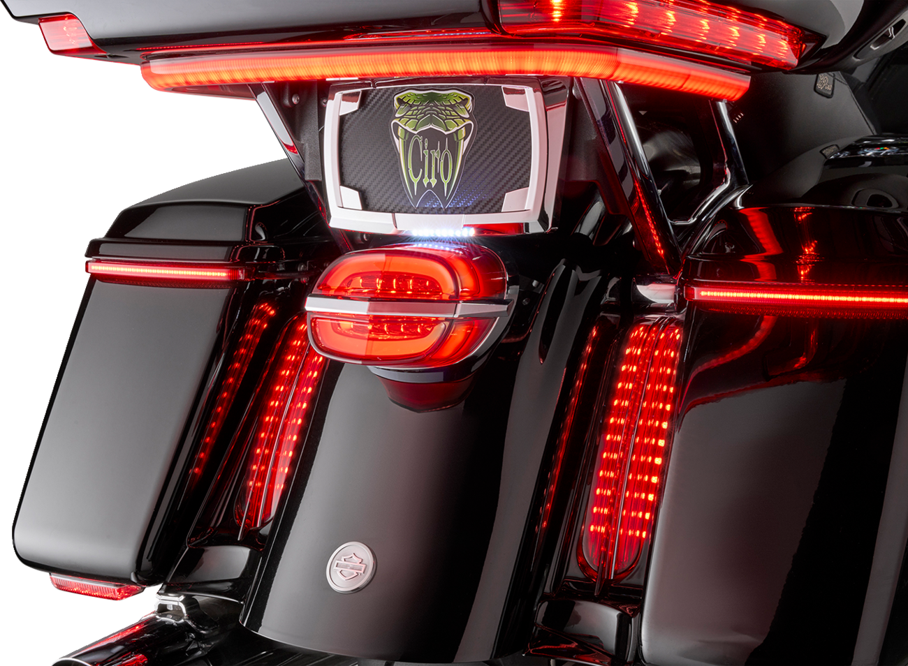 CIRO Taillight - Red Lens / with License Plate Light 2010-1503