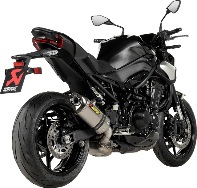 AKRAPOVIC Slip-On Line Muffler - Titanium - ECE - Kawasaki Z900 S-K9SO11-HZT 2020-2026