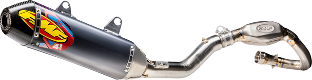 FMF Racing Honda CRF250R / CRF250RX 2025-2026 Stainless Steel Alum. Factory 4.1 RCT w/ R. Carbon Cap Full System 041620