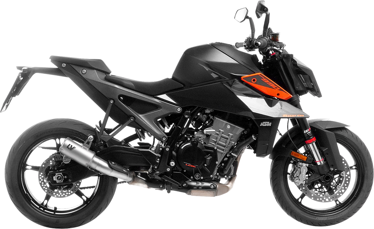 LEOVINCE LV Corsa S Slip-On Muffler - Titanium - KTM 990 Duke 15411STU
