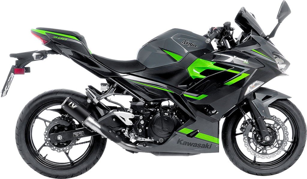 LEOVINCE LV Corsa S Black Edition Slip-On Muffler - Kawasaki Ninja 400/500 15400SBU