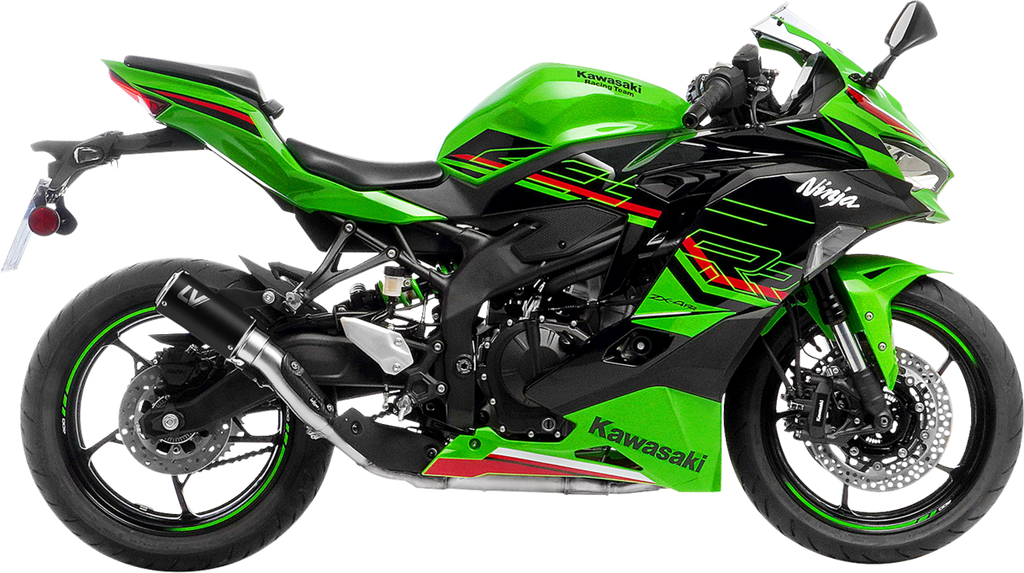 LEOVINCE LV Corsa S Black Edition Slip-On Muffler - Kawasaki ZX-4R/RR 15409SBU
