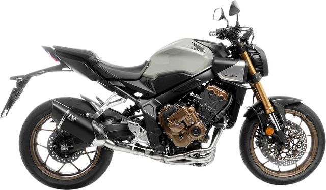 LeoVince LV-14 R Exhaust System - Black Edition - Honda CB/CBR 650 15611BU - Honda CB650R/CBR650R 2019-2026