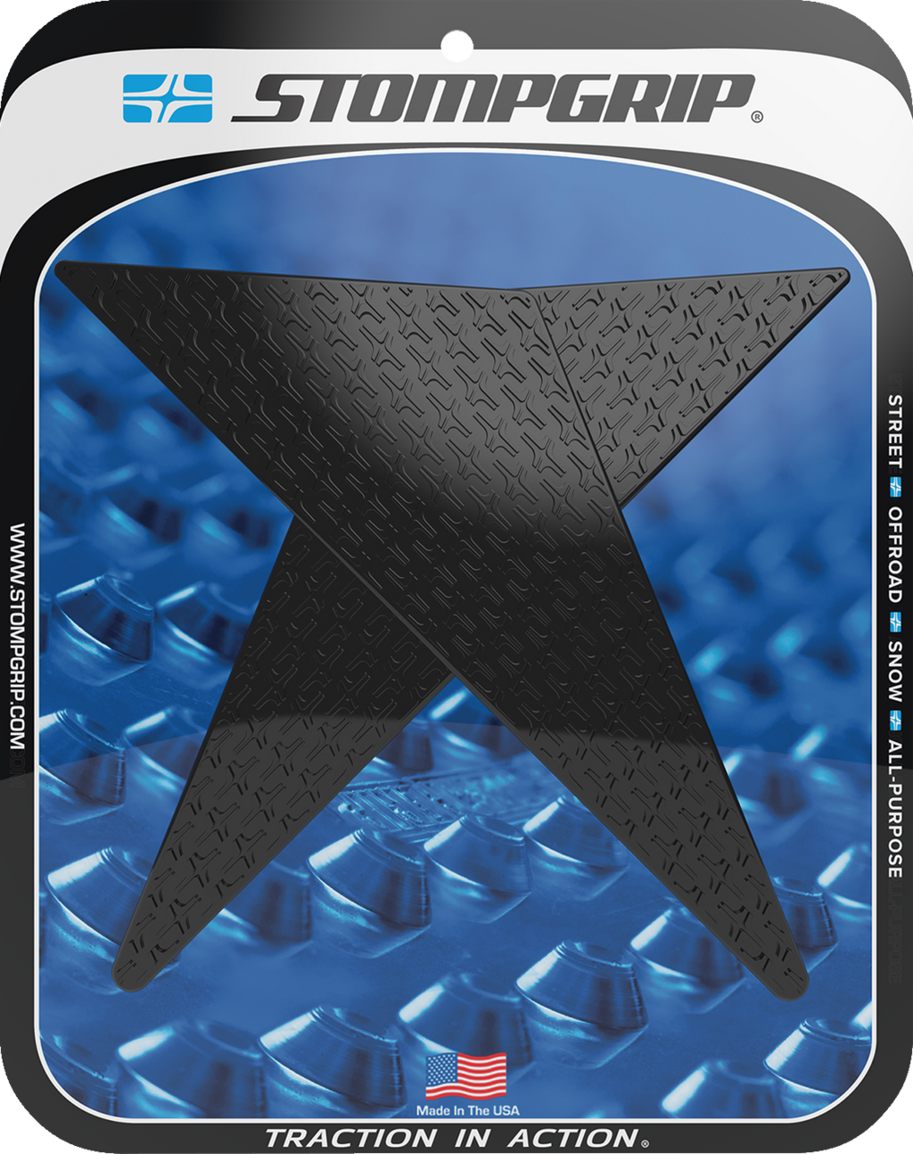 STOMPGRIP Tank Grips - Icon - Black - Honda - GL '18-'25 55-14-0156B