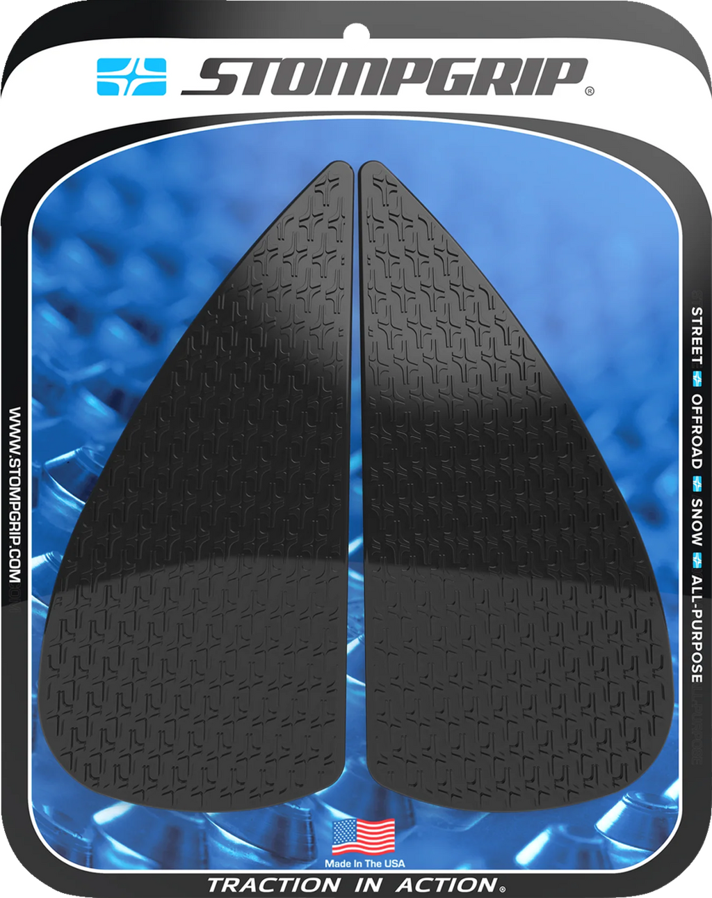 STOMPGRIP Tank Grips - Icon - Black - KTM - RC '22-'24 55-14-0197B