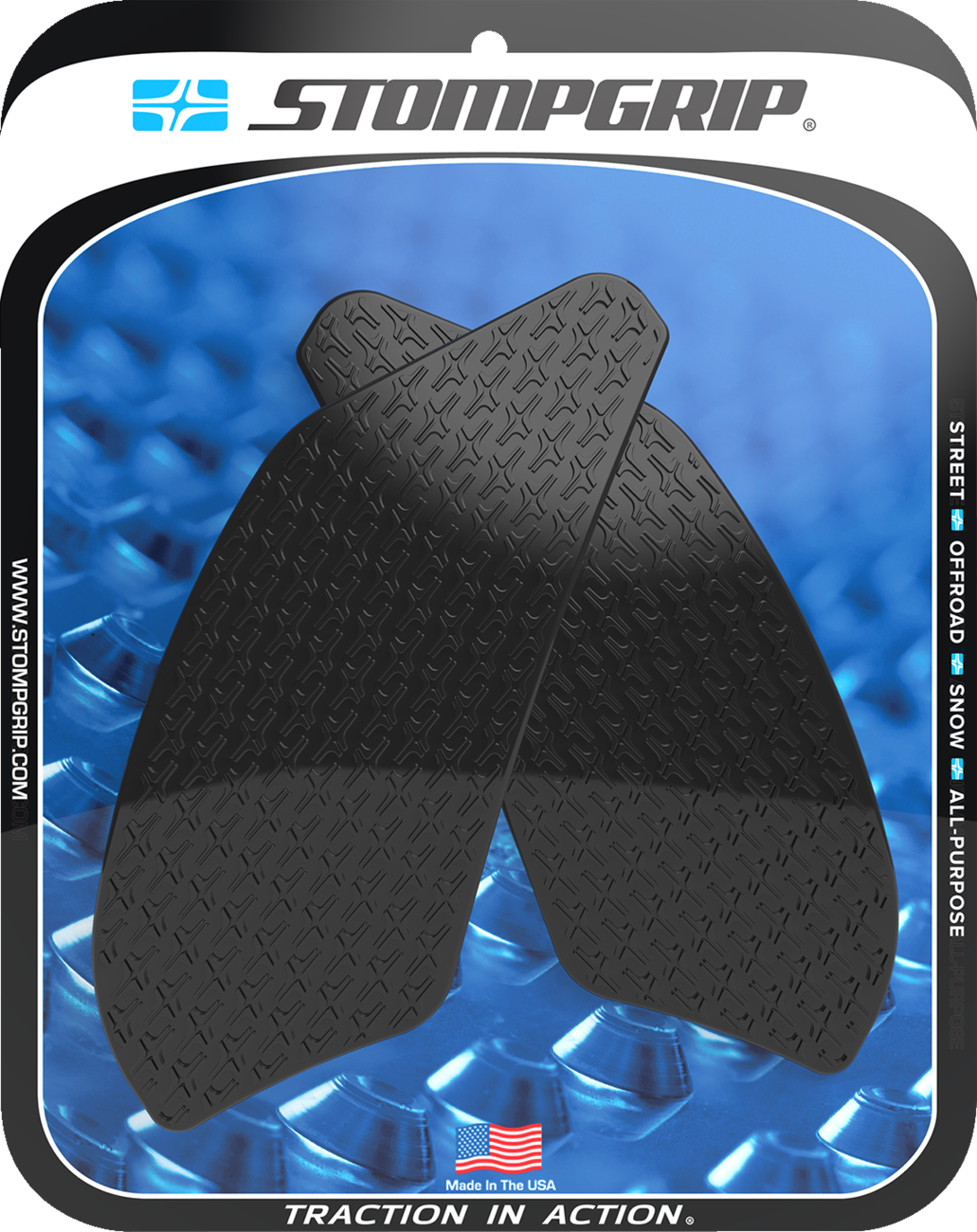 STOMPGRIP Tank Grips - Icon - Black - BMW - G '21-'25 55-14-0200B
