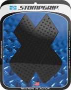STOMPGRIP Tank Grips - Volcano - Wedge - Black - Universal 50-10-0004B