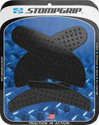 STOMPGRIP Tank Grips - Volcano - Black - Ducati - Supersport '17-'24 55-10-0146B