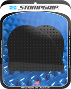 STOMPGRIP Tank Grips - Volcano - Black - Ducati - DesertX '22-'25 55-10-0198B