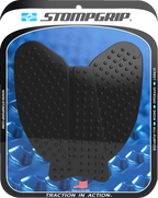 STOMPGRIP Tank Grips - Volcano - Black - Kawasaki - Z '21-'25 55-10-0201B