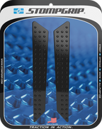 STOMPGRIP Tank Grips - Volcano - Black - Triumph - Tiger '22-'25 55-10-0208B