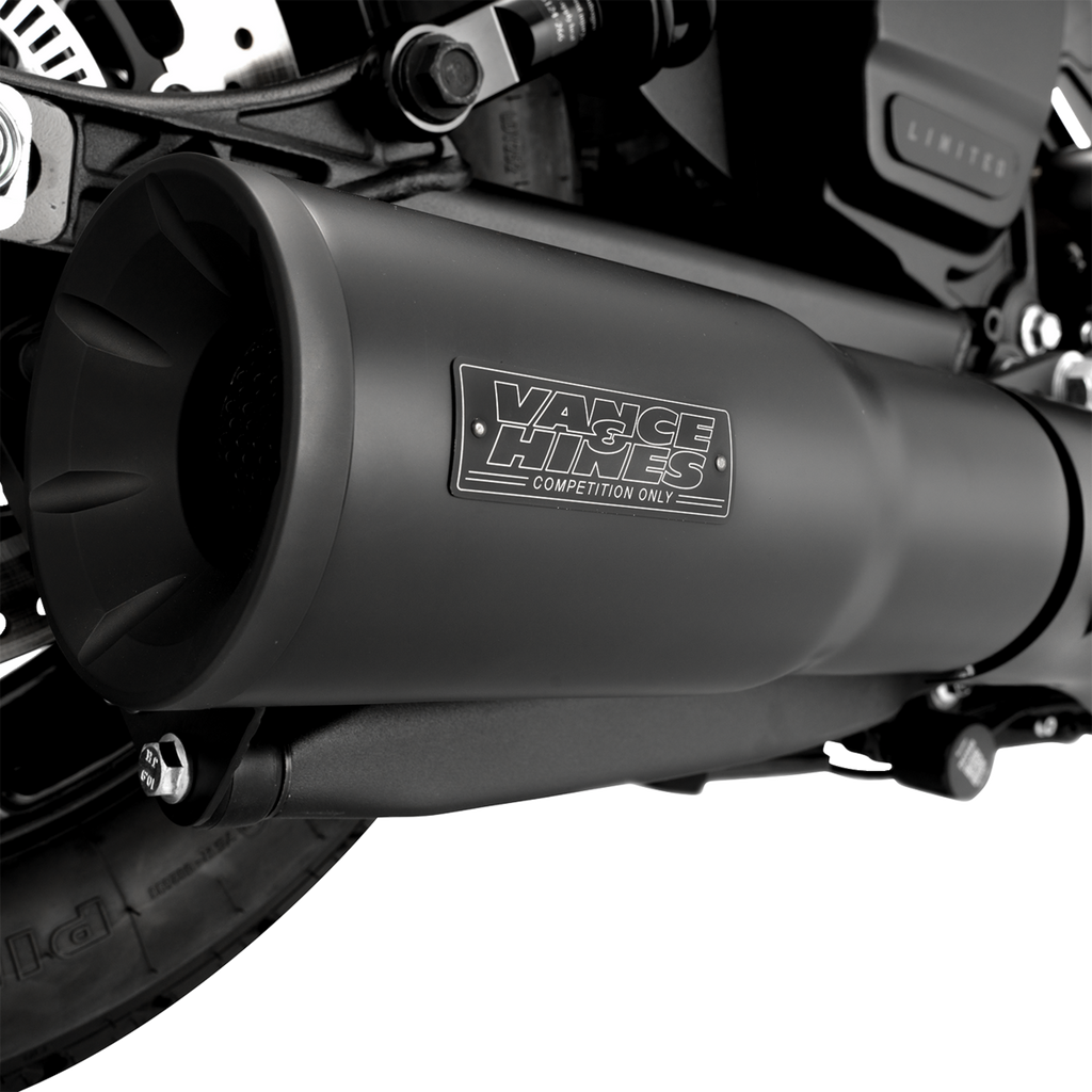 VANCE & HINES Hi-Output Slip-On Muffler - Black - Indian Scout/Bobber 48627