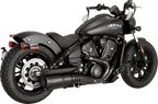 VANCE & HINES Hi-Output Slip-On Muffler - Black - Indian Scout/Bobber 48627