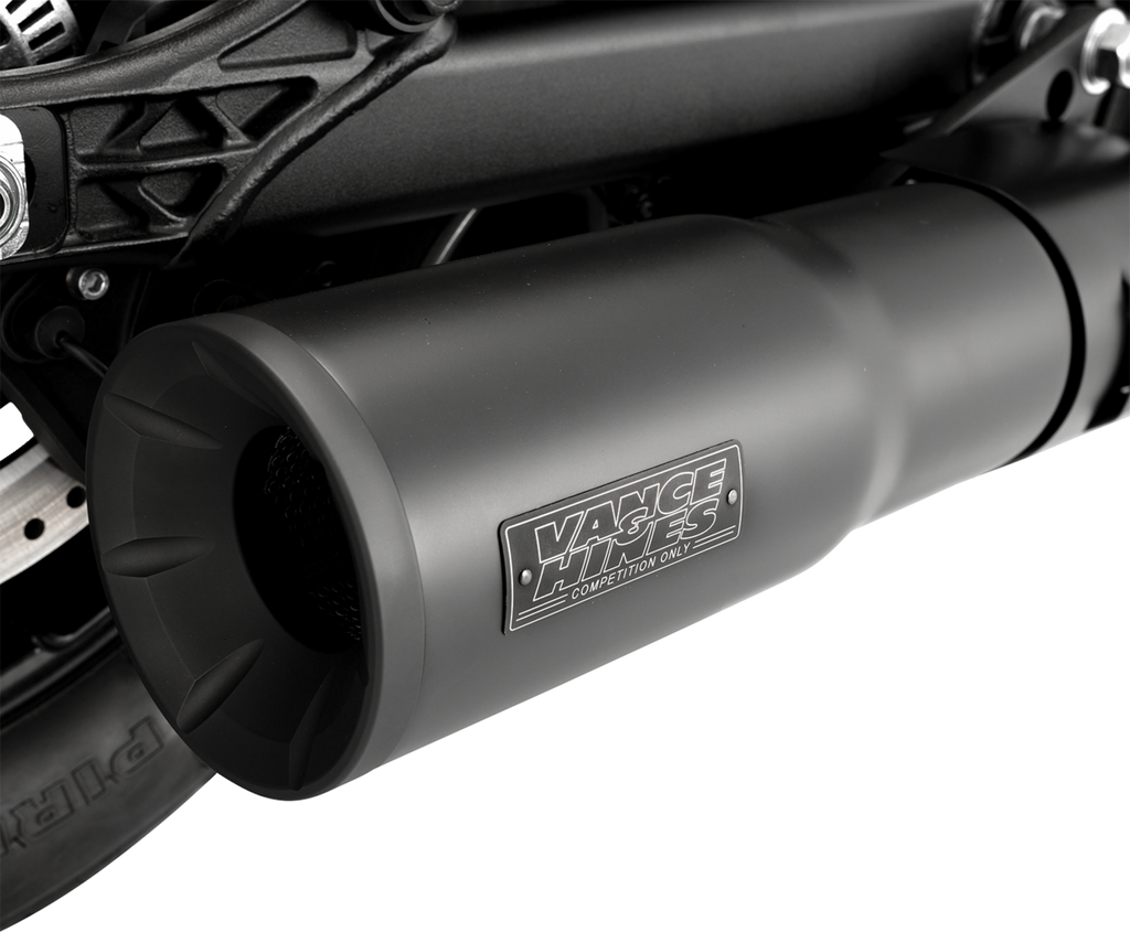 VANCE & HINES Hi-Output Slip-On Muffler - Black - Indian Scout/Bobber 48627