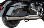 S&S CYCLE 2-into-1 Qualifier Exhaust System - Brushed Stainless Steel - Race Only - Indian with PowerPlus 550-1130