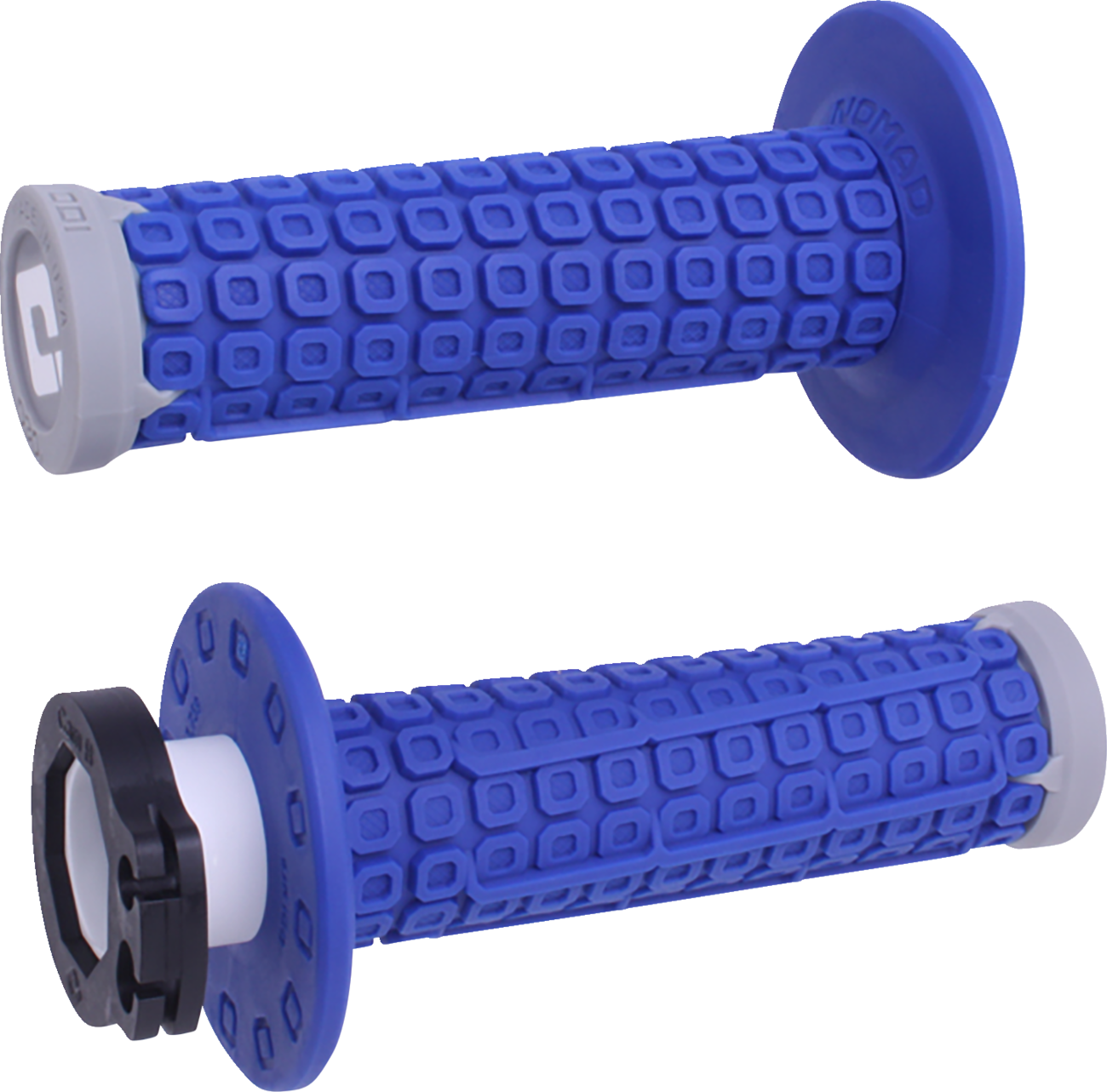 ODI Nomad Lock-On Grips - Off-Road - Blue/Gray H36NDUG
