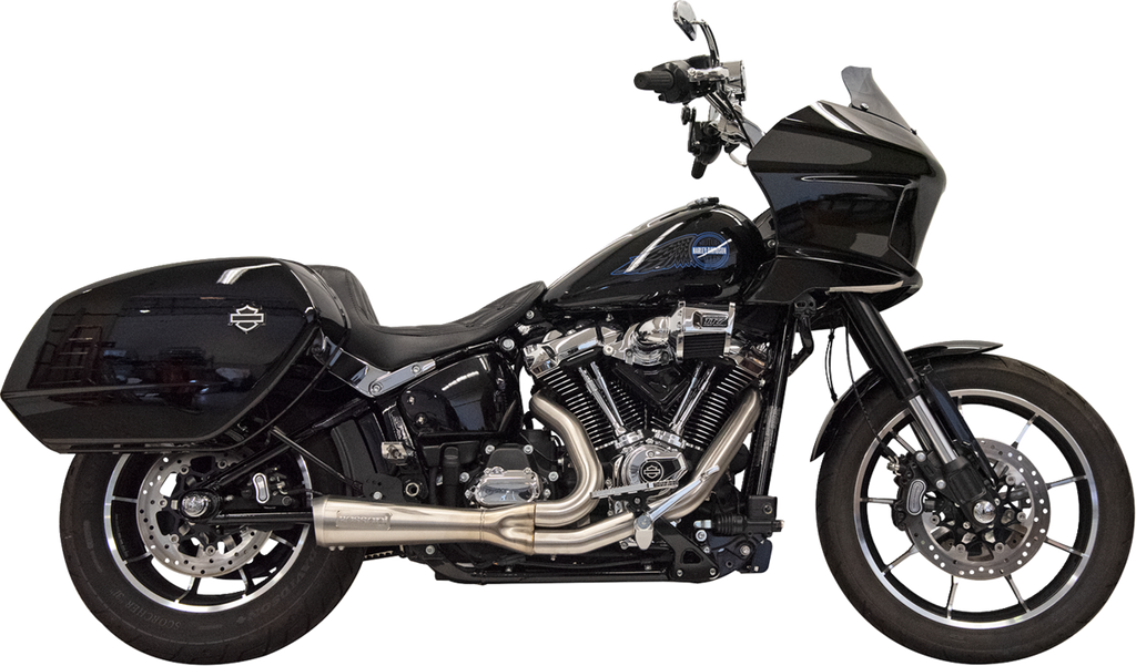 BASSANI XHAUST 2-into-1 Ripper Exhaust System with Megaphone Muffler - Stainless - 49-State - M8 Softail 1S79SSE