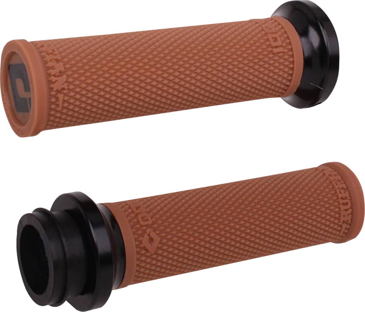 ODI Ruffian Lock-On Street Grips - Indian TBW - Gum/Black V30ITWGR-B