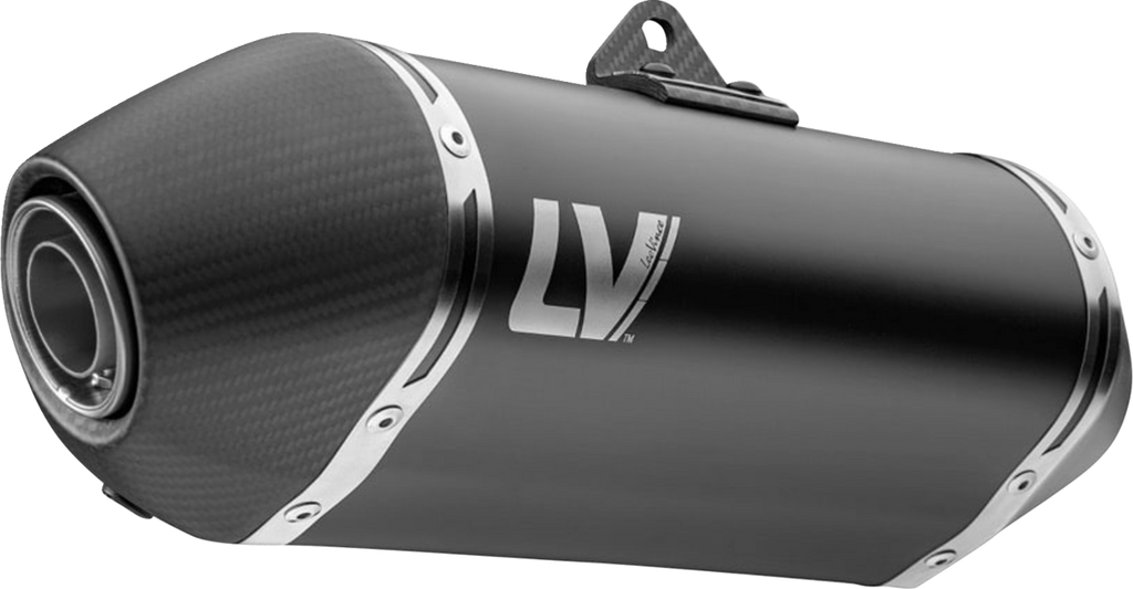 LEOVINCE LV-14 Slip-On Muffler - Black Edition - Tenere 700 15609BU