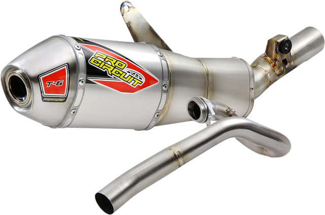 Pro Circuit T-6 Exhaust System - Stainless Steel - Honda 450 0112145G