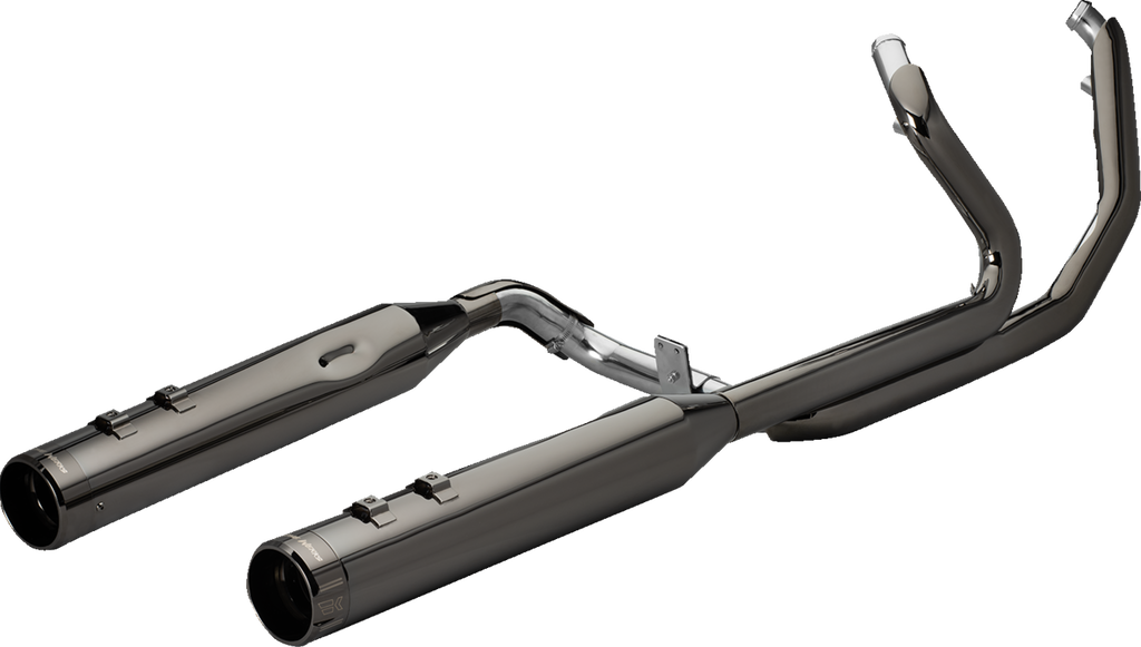 KHROME WERKS 2-into-1-into-2 Dominator-SR Exhaust System - Eclipse - Without End Caps - M8 Touring 201810A-SR