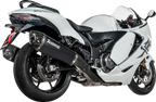 AKRAPOVIC Slip-On Line Mufflers - Titanium Black - Suzuki GSX-1300R Hayabusa S-S13SO4-HRAATBL/1