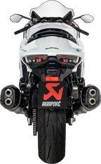 AKRAPOVIC Slip-On Line Mufflers - Titanium Black - Suzuki GSX-1300R Hayabusa S-S13SO4-HRAATBL/1
