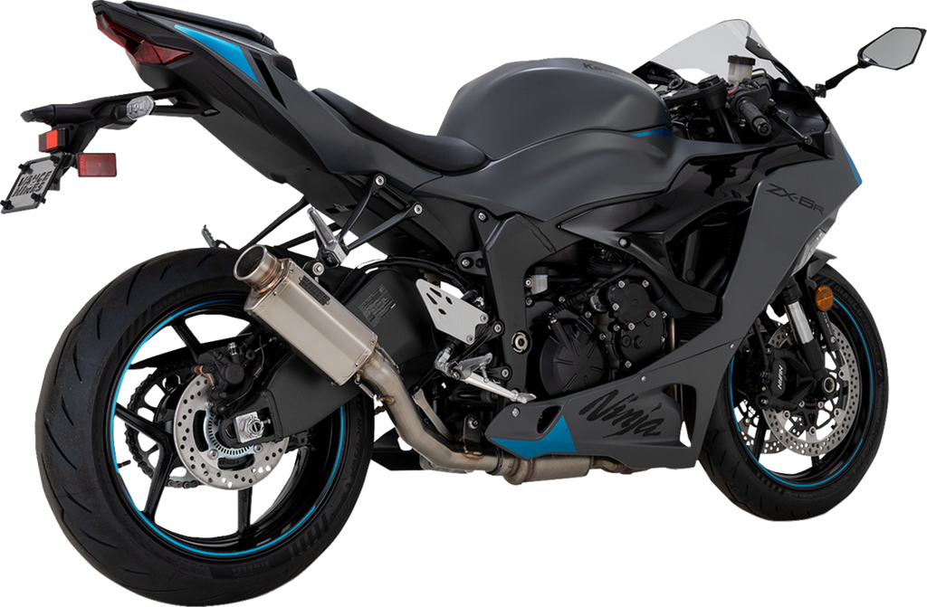 VANCE & HINES VS-6 Slip-On Muffler - Stainless Steel - Kawasaki Ninja ZX-6R 33603