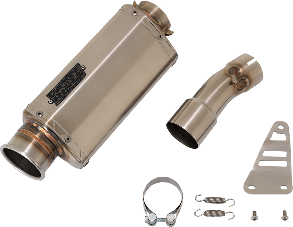VANCE & HINES VS-6 Slip-On Muffler - Stainless Steel - Kawasaki Z/Ninja 500 33601