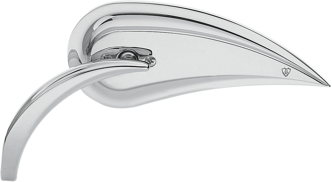ARLEN NESS Mirror - Rad III / Side View / Teardrop / Chrome / Left 0640-0322
