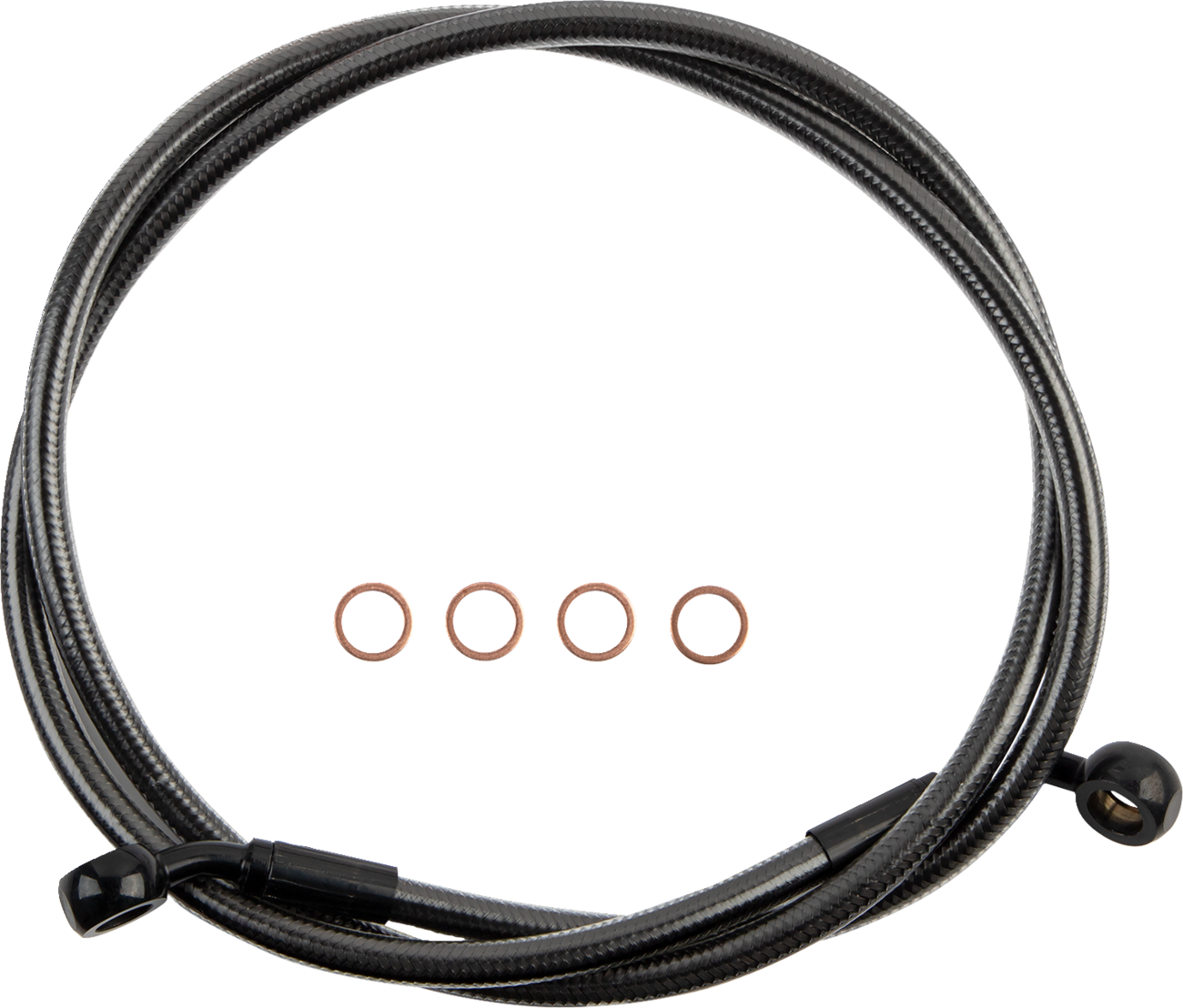 MAGNUM SHIELDING E-Z Align Braided Single Disc Front Brake Line