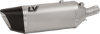 LEOVINCE LV-14 R Slip-On Muffler - Titanium - Kawasaki Ninja 400/500 15607TU