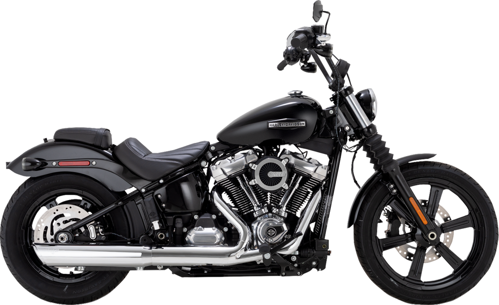 VANCE & HINES Twin Slash Slip-On Muffler - Chrome - Softail 16750